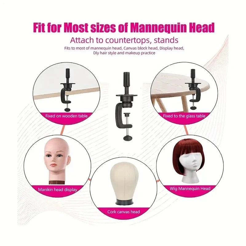 22 Inch Mannequin Head With Stand