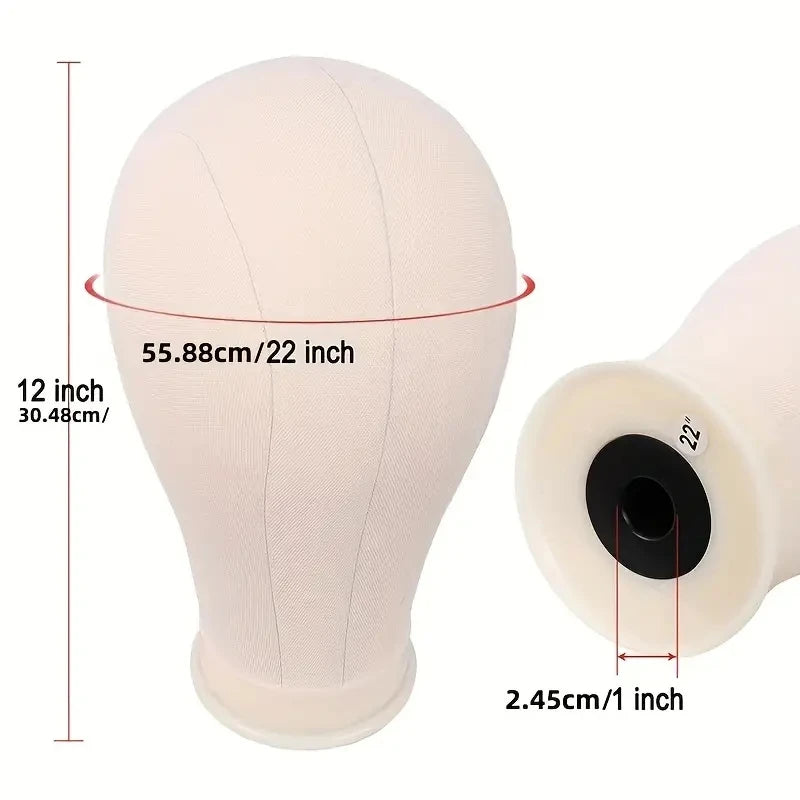 22 Inch Mannequin Head With Stand